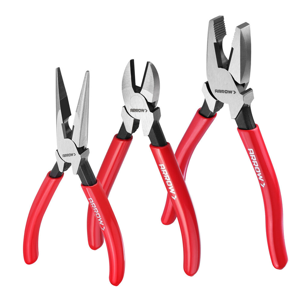 ARROW 3-Piece Plier Set 6" to 7"