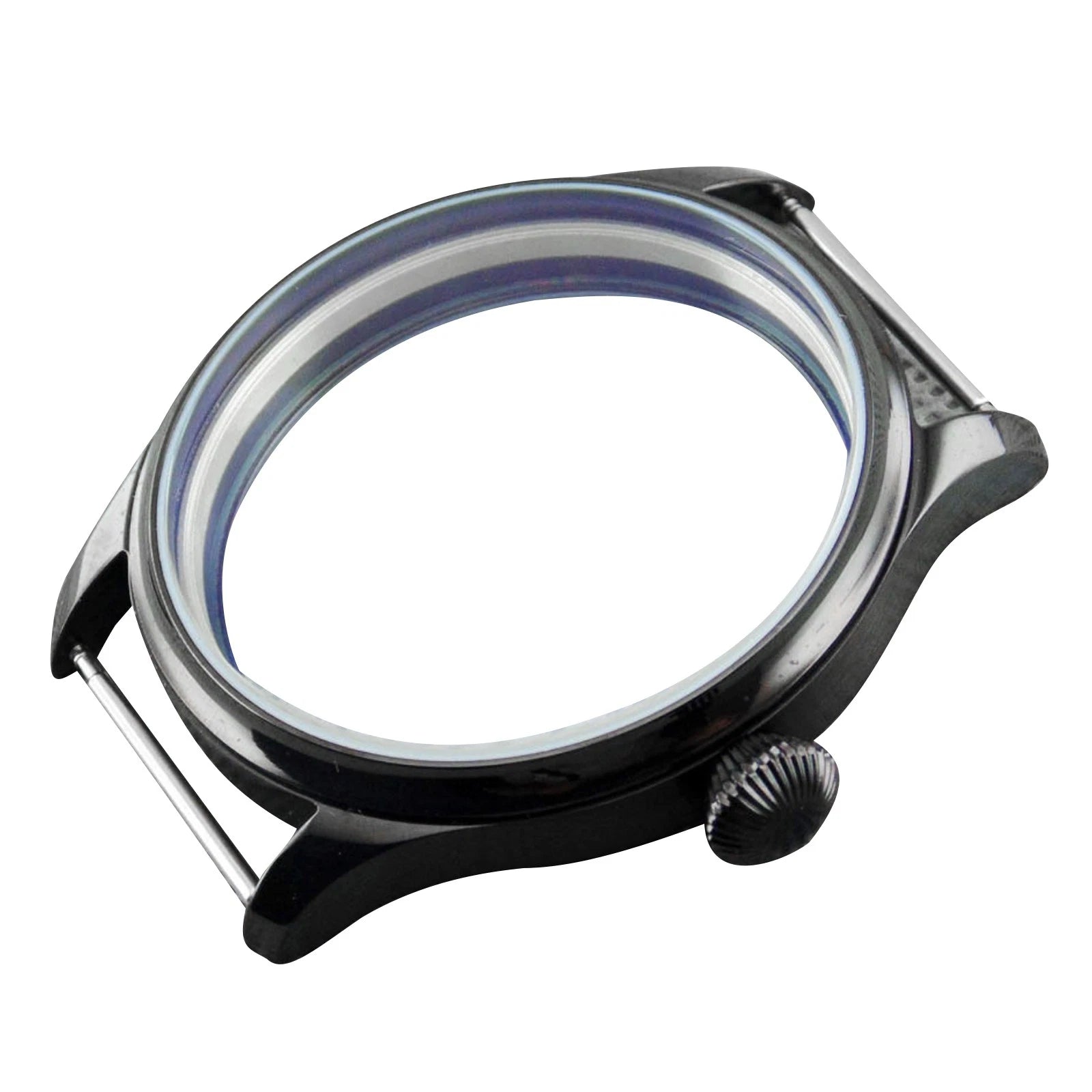 44mm Stainless Steel Watch Case Fit For Seagull St3600 Eta 6497 6498