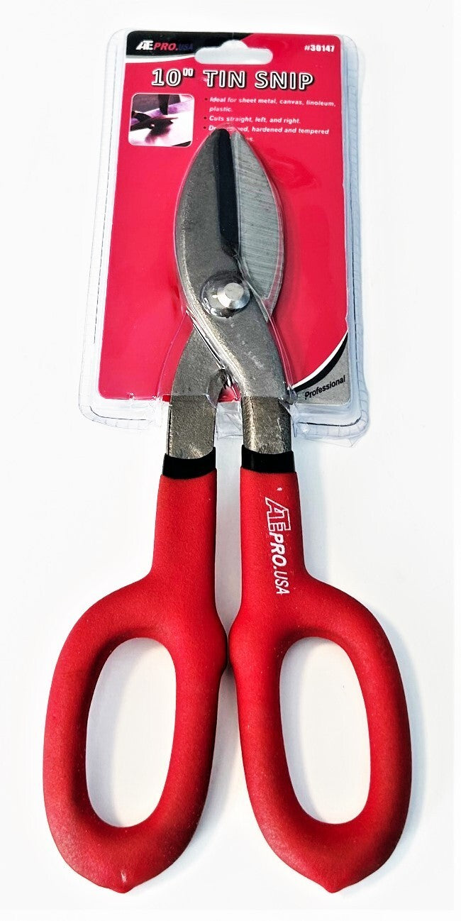 ATE PRO 10" Utility Tin Snips Sheet Metal Shears by ATE PRO