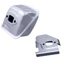 Single Piece Iron Muffler Kit For Hus445 Hus450 Trimmers Silver Finish