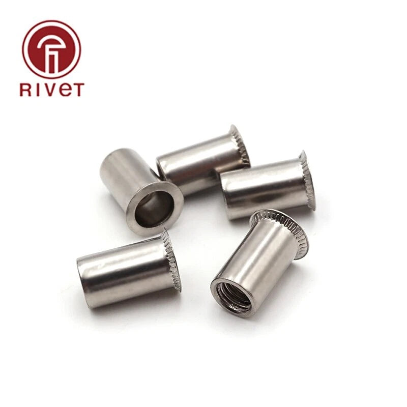 304 Thread Rivet Nut Riveter Rivnut Insert Nutsert M3 M4 M5 M6 M8 M10