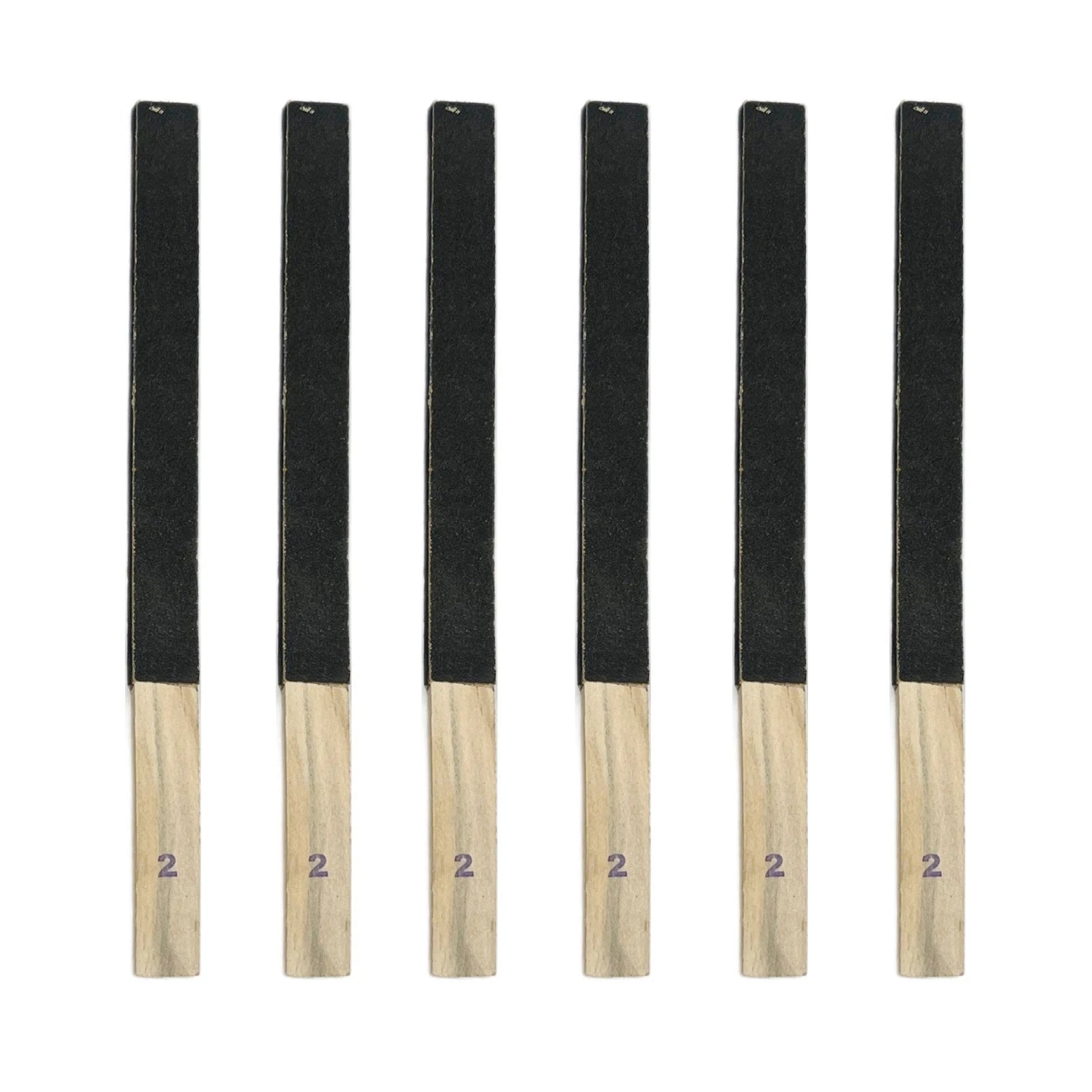 6 Pack 9-1/2" X 3/4" Grit 2 Polishing Paper Emery Sticks - Jewelry