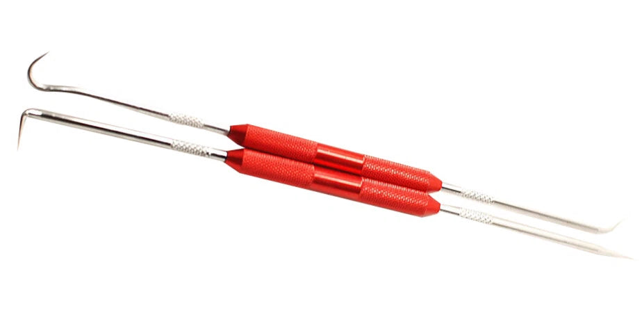 10" Metal Scriber & Seal Pick Puller Set O Ring Remove Angle Hook Tip