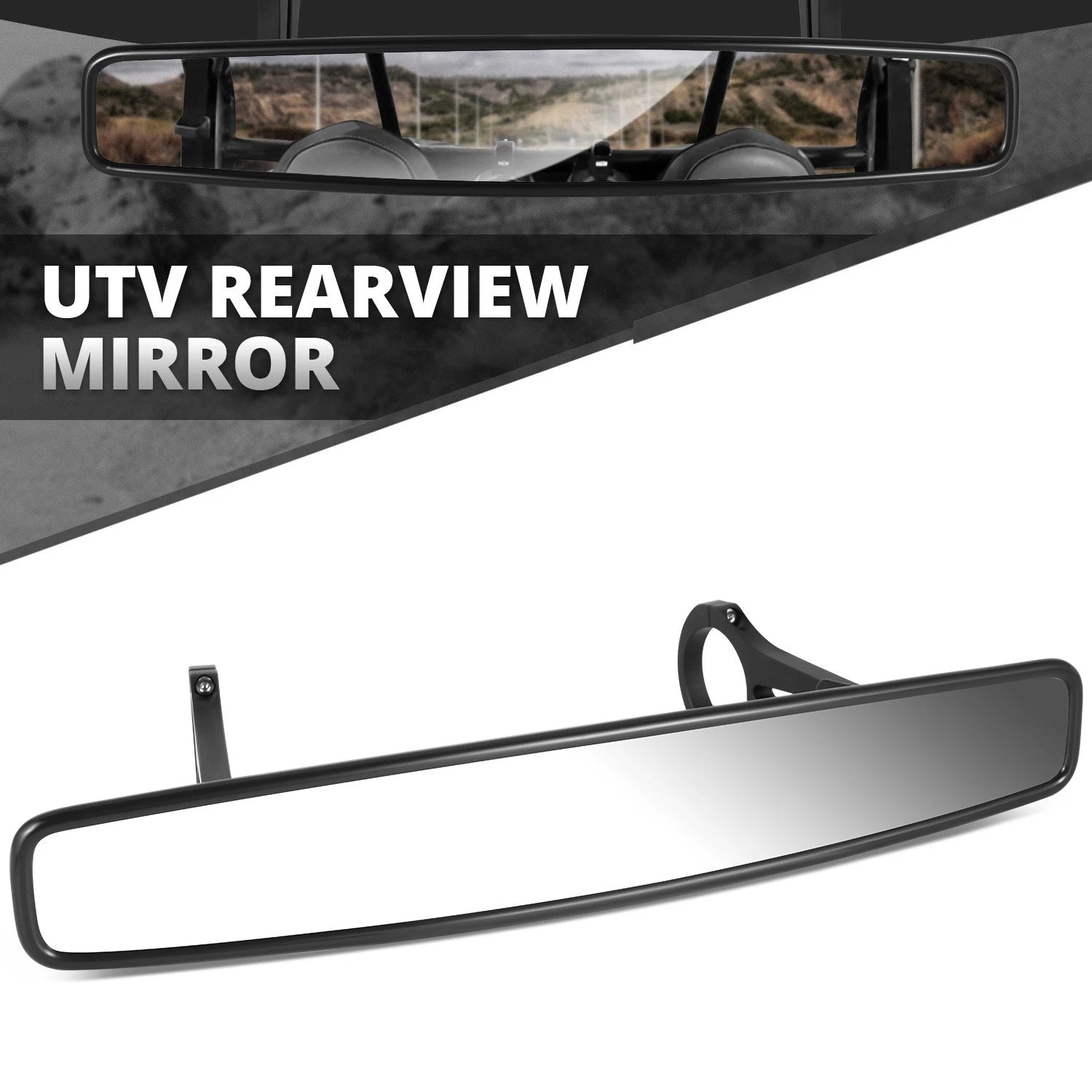 Fit Universal Utv 1.75/2" Clamp Convex Glass | Built Supply Co