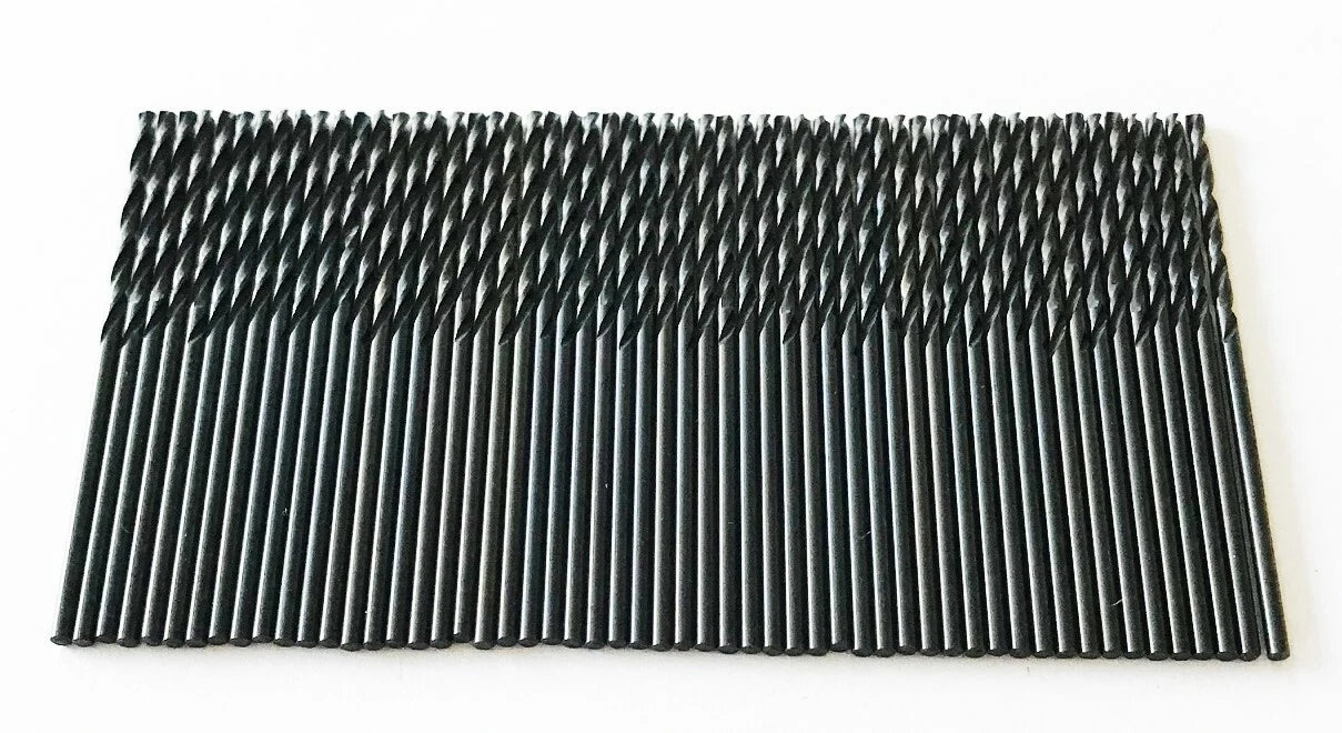 50 DEWALT 1/16" HIGH SPEED STEEL BLACK OXIDE DRILL BITS METAL HSS