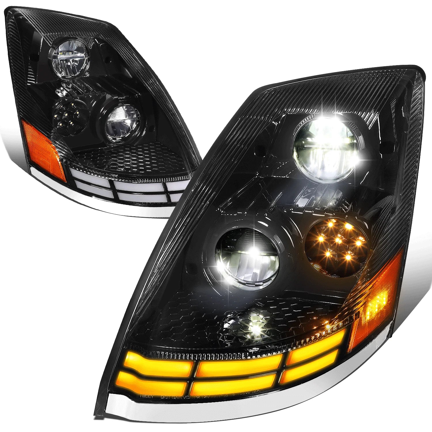 Fit 03-17 Volvo Vn Vnl Vnm Led Drl Turn Signal | Built Supply Co