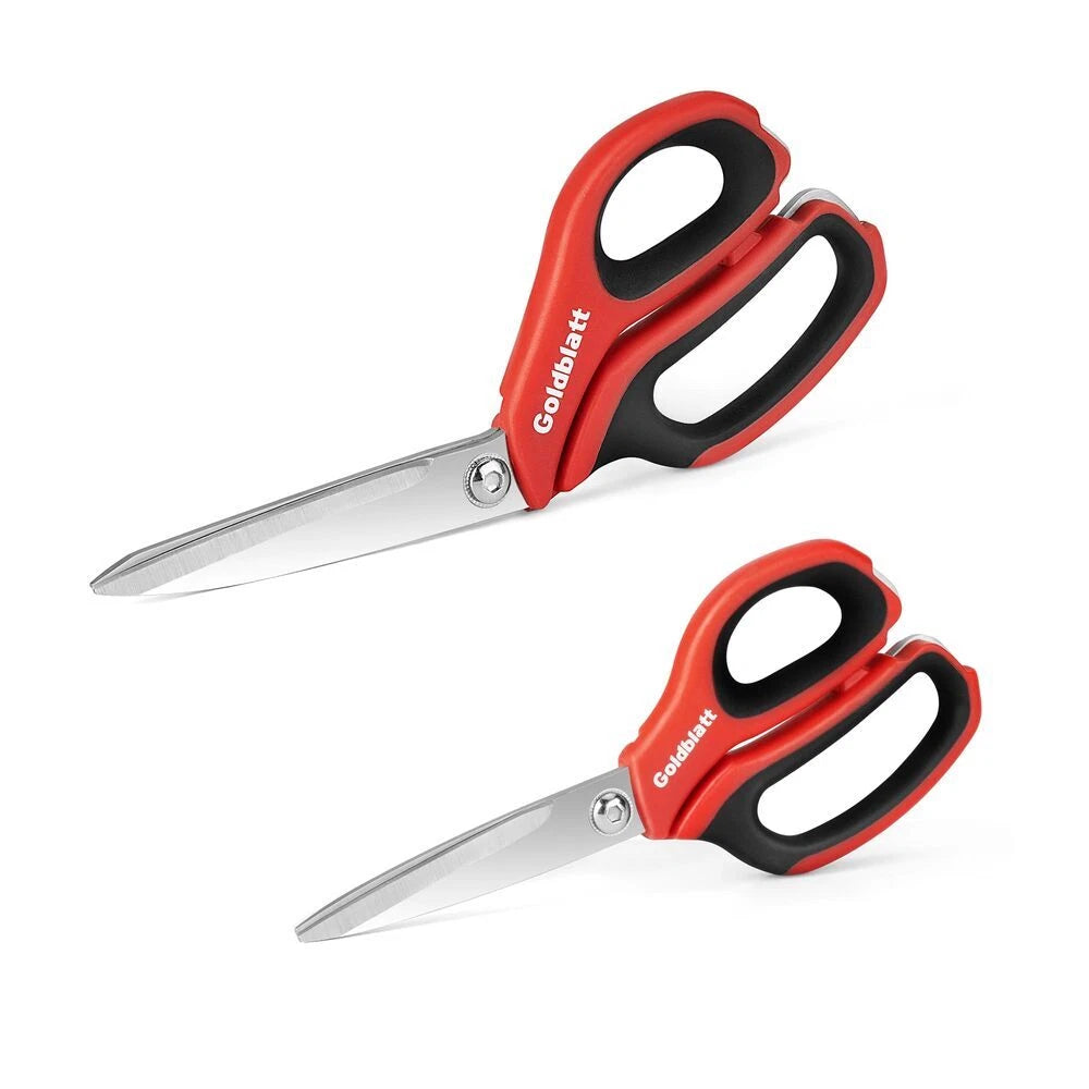 Goldblatt 2-piece Heavy Duty Multipurpose Scissors 8" &10" Stainless