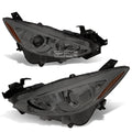 Fit 2014-2016 Mazda 3 Pair Smoked Housing Amber | Built Supply Co