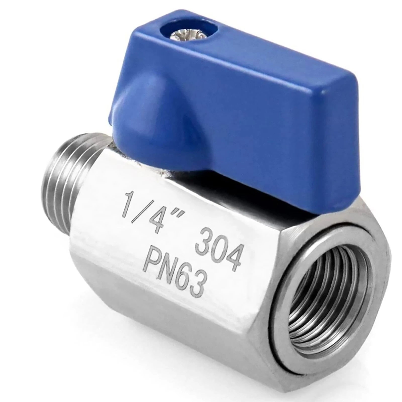 Durable Mini Ball Valve Shut-off Valve Part With 1/4" Npt Female &