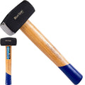 Bluespot 2.4lb Club Lump Stoning Hammer - Hardened Steel Head by Bluespot