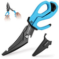 FLISSA 10" Fishing Scissor Shear Stainless Steel Detachable Kitchen