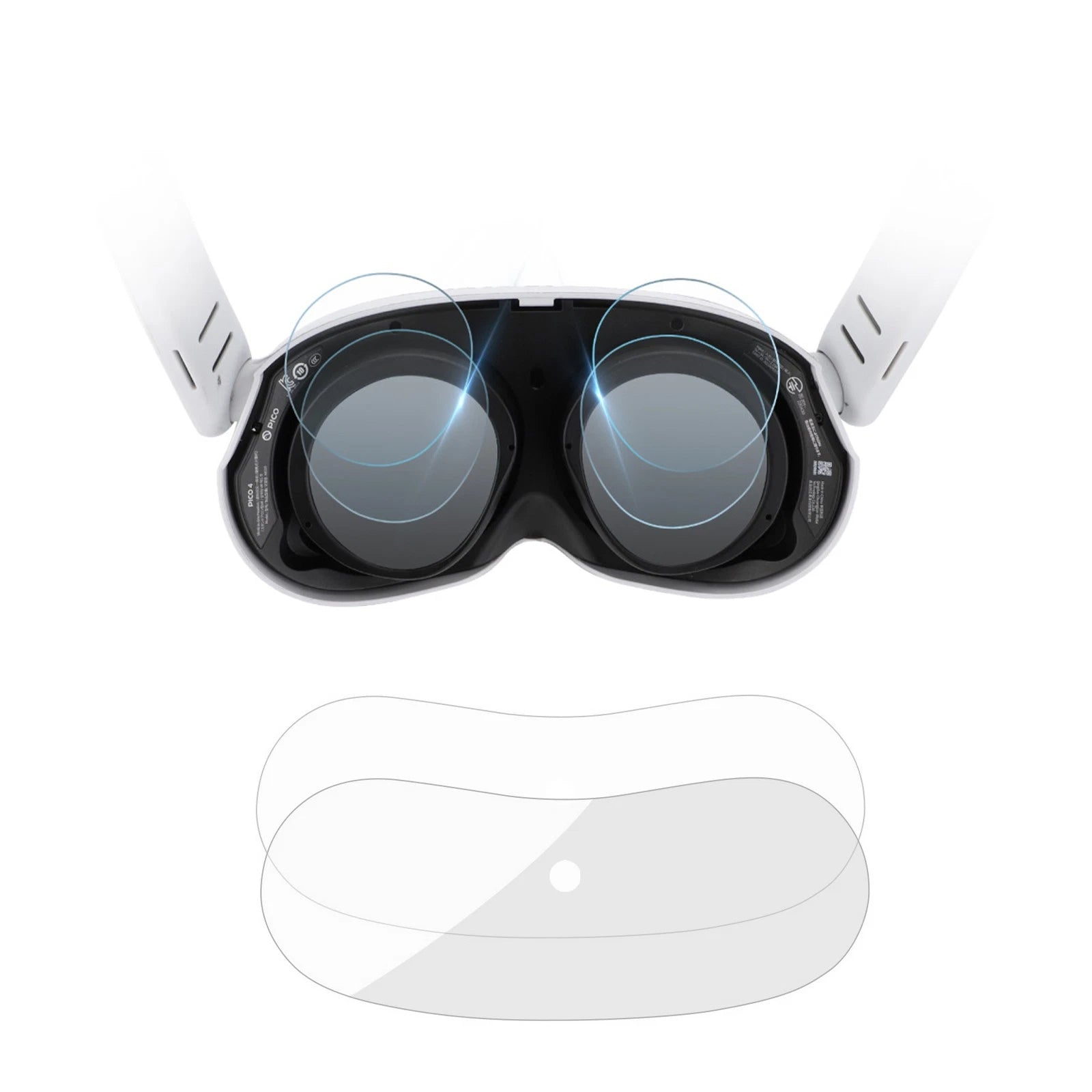 Anti-scratch All-in-one Vr Headset Hd Glasses Lens Protective Film