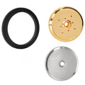 Coffee Machine Brew Head With Water Distribution Screen And Seal Ring