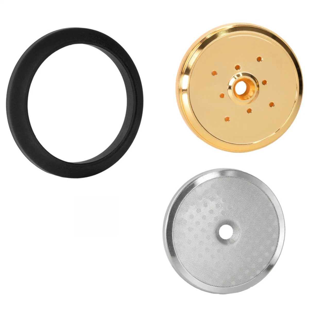 Coffee Machine Brew Head With Water Distribution Screen And Seal Ring