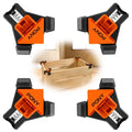 PONY 4-Pack Quick-Release Corner Clamp 90° Right Angle Single Handle Wood Clamps