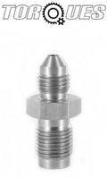 AN-3 (3AN) To 7/16"x24 Garrett Turbo Feed Stainless Steel Adapter Not Restricted