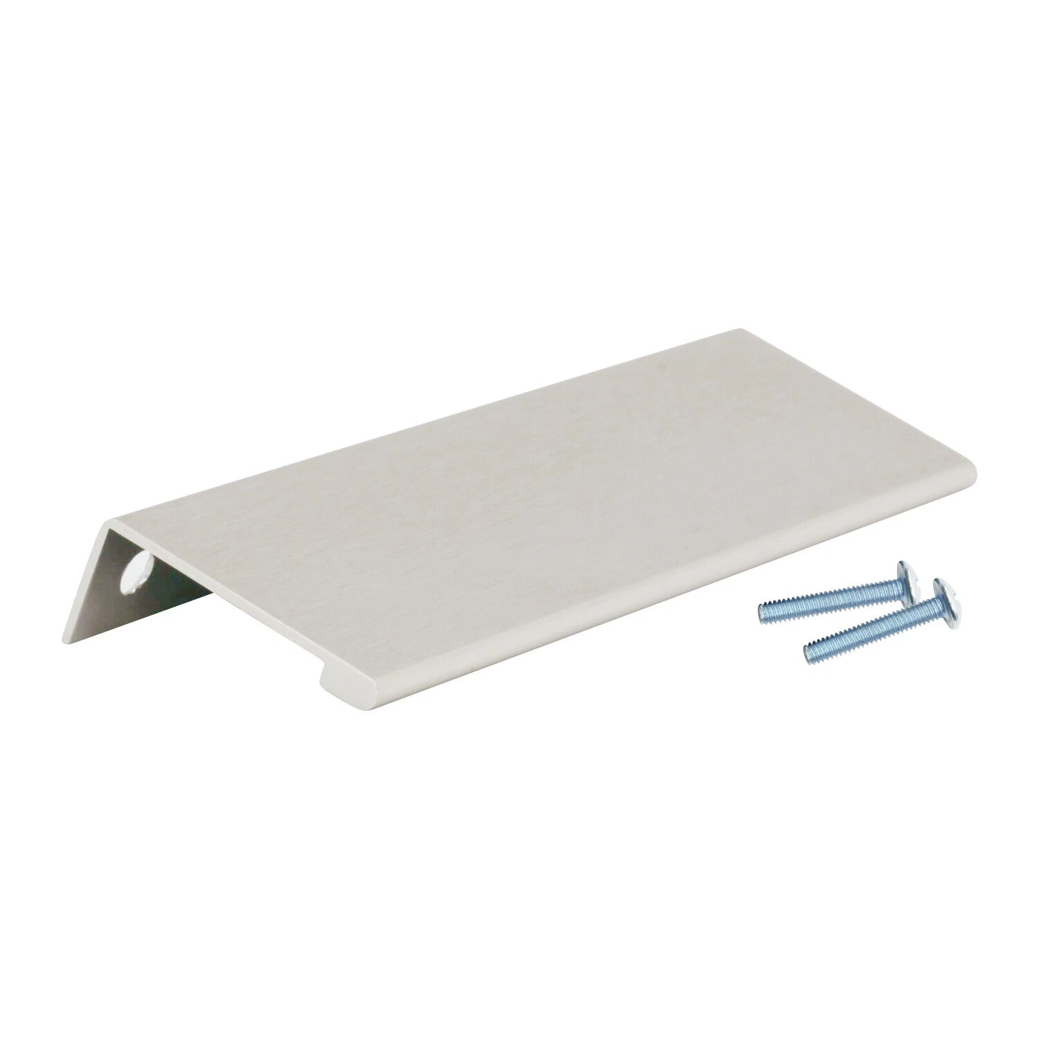 25 Pack Rok 5-1/32" Finger Edge Pull Brushed Stainless Steel Handle