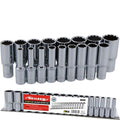 Neilsen 17pc Long Reach Deep Socket Set