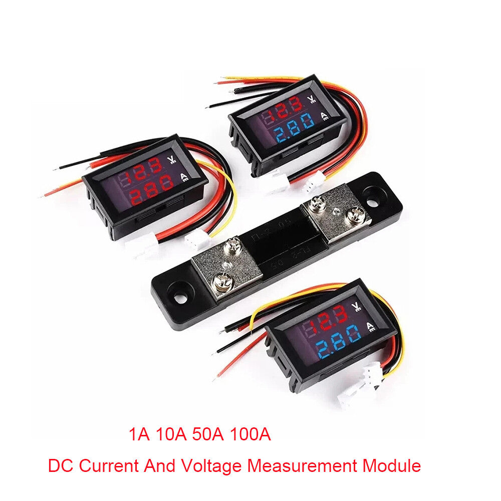 DC Voltmeter Ammeter Dual LED Display
