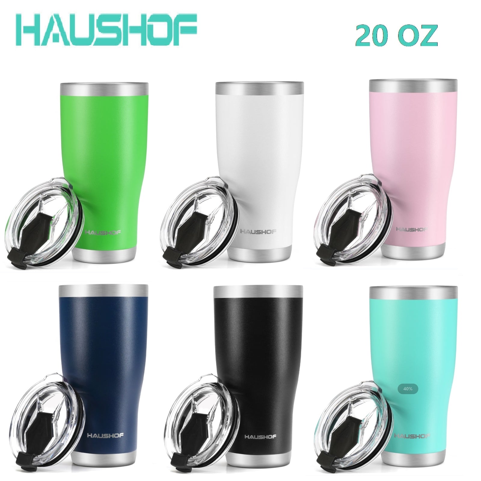 HAUSHOF 20oz Travel Mug Tumbler by HAUSHOF