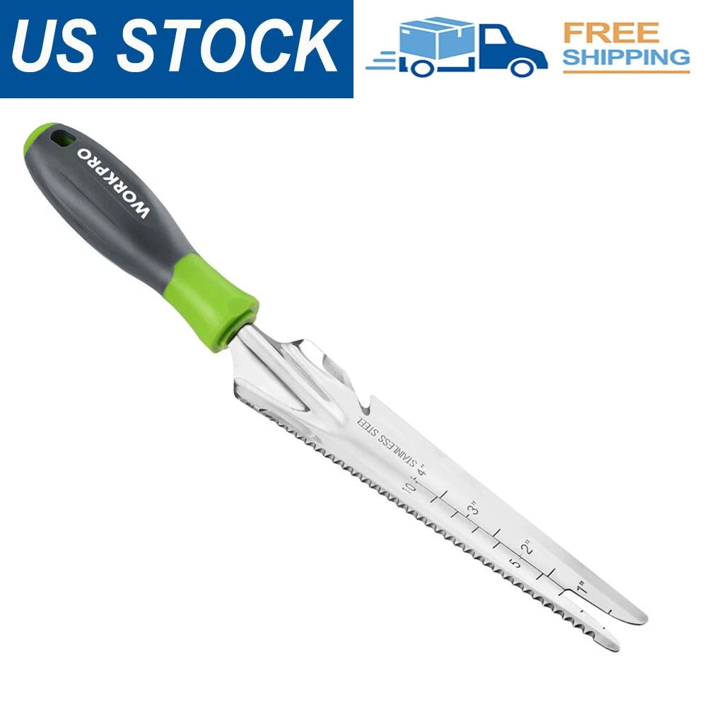 Workpro 5-in-1 Hand Weeder Puller Gardening Weeding Tool Stainless