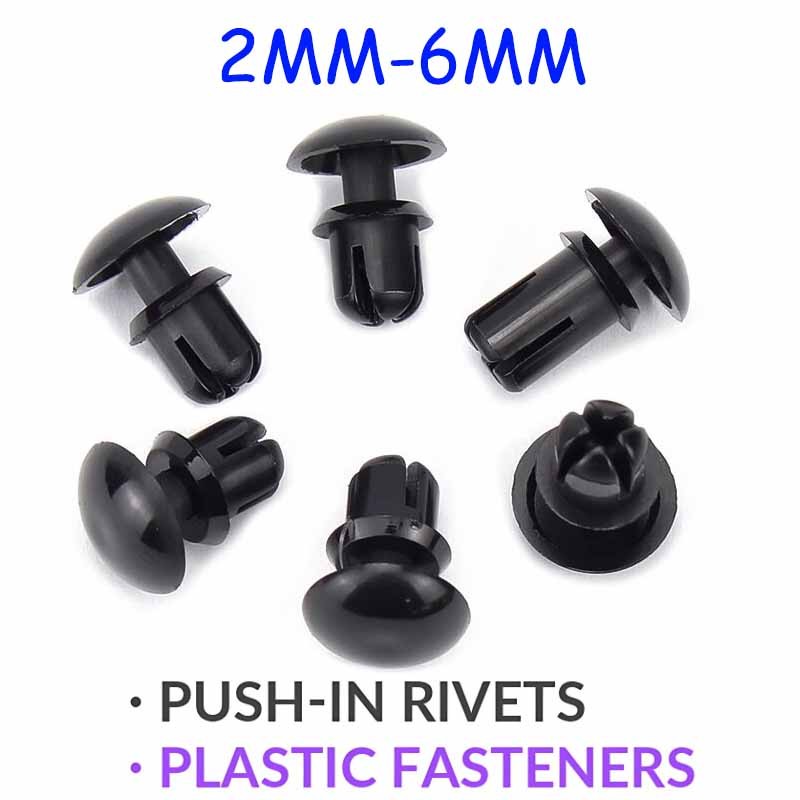 Push-In Rivets Plastic Trim Clips Fasteners