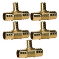 XFITTING 3/4" x 3/4" x 1/2" PEX B Tee Crimp Fitting