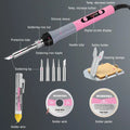 WORKPRO Soldering Iron Welding Kit 90W Soldering Gun Digital Display w/Iron Tips