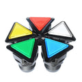 New 39*39*39mm Triangle Arcade Push Buttons Illumilated Led Light W/