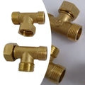 Connect Angle Valves And Hoses With This Brass Fitting For Garden Hose