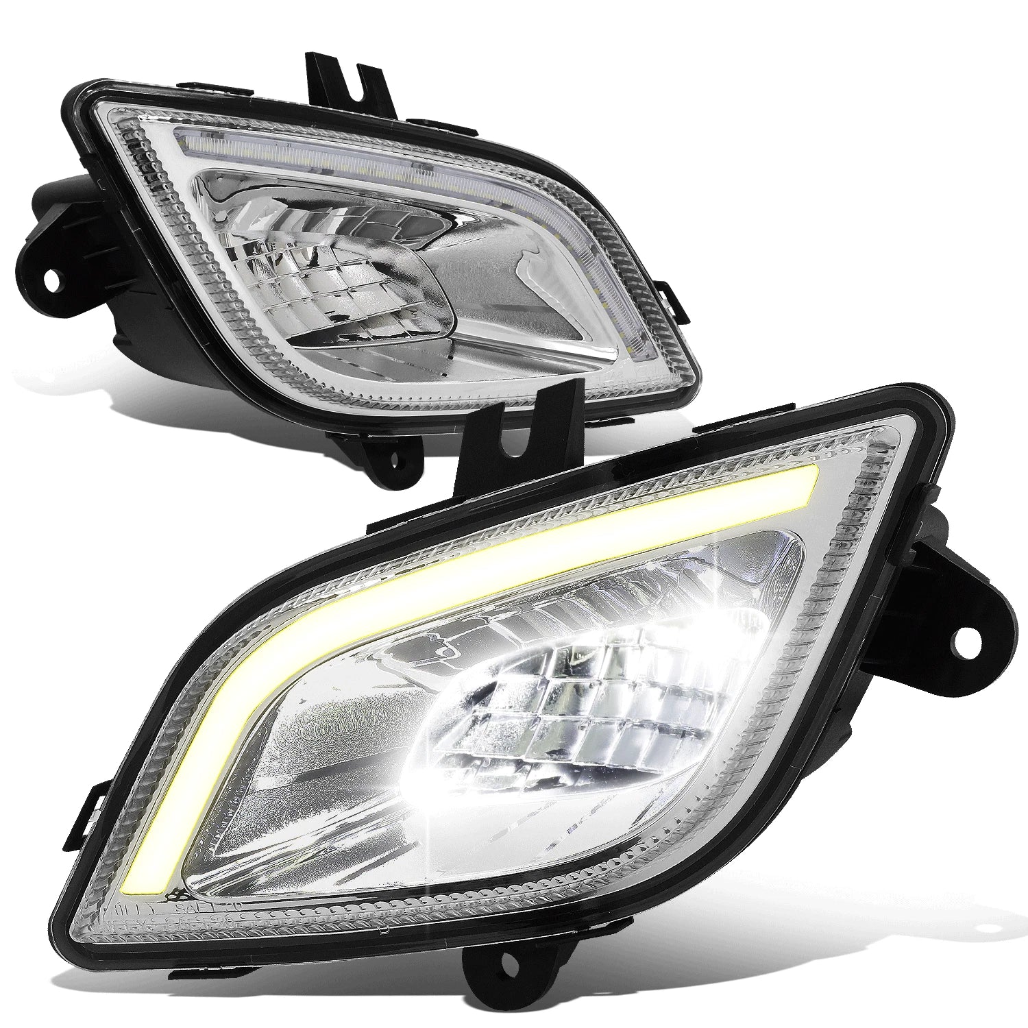 Fit 18-22 Freightliner Cascadia Chrome Housing Led | Built Supply Co