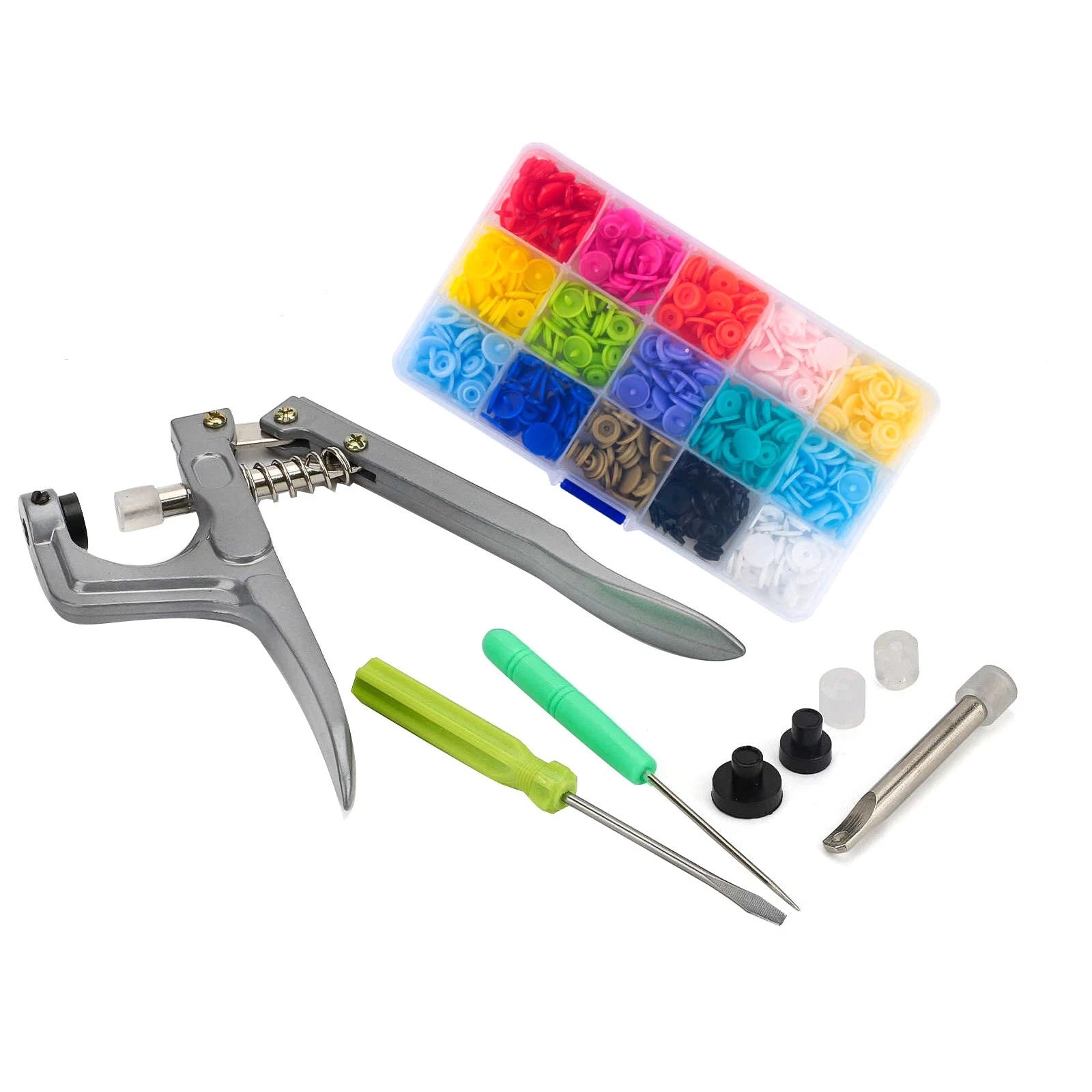 Snap Button Kit Snap Buttons Press Tool Kit Sewing&craft Fastener