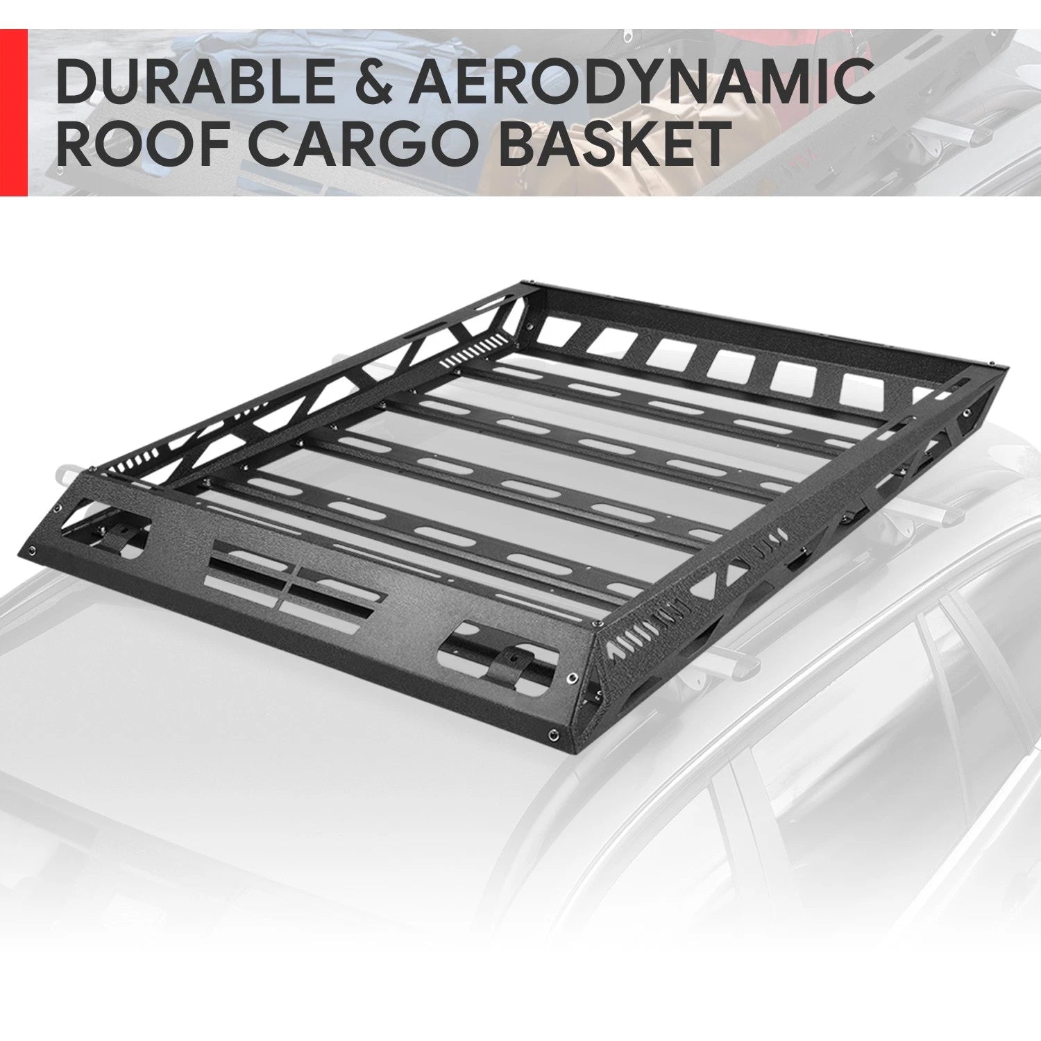 55" X 41" Roof Rack Cargo Top Luggage Holder | Built Supply Co