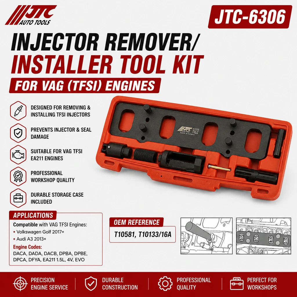 JTC-6306 Injector Remover Installer Tool Kit for VAG TFSI Audi VW EA211 1.5L