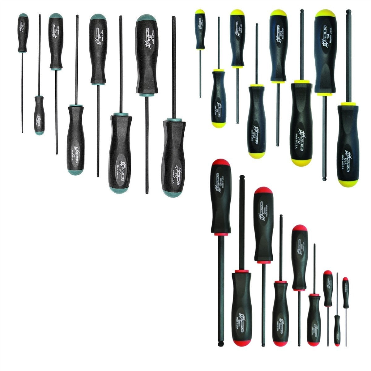 Bondhus 25pc Screwdriver Set Ball End