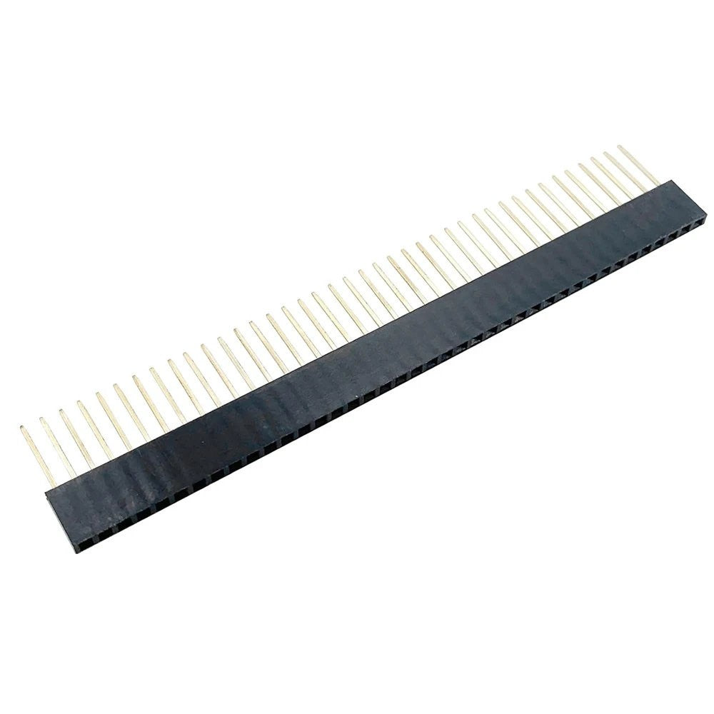 2.54mm 0.1" Pcb Header Female Socket Connector 40 Pin Single Row
