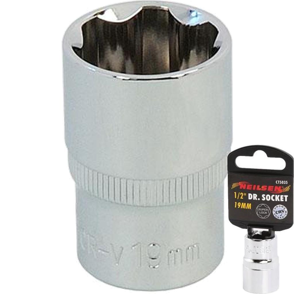 Neilsen 19mm Shallow Square Socket