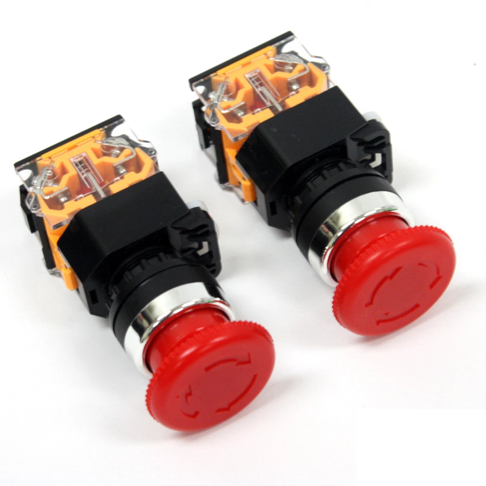 Emergency Stop Push Button Mushroom Latching Switch 1no+1nc 440V 10a