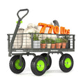WORKPRO 2-in-1 770lb Heavy Duty Garden Cart Adjustable Convertible