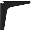 Countertop Workstation 18" X 18" Black L Shaped Bracket, 500lb Load