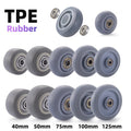 Heavy Duty Castor Replacement Wheel Rubber