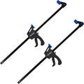 BlueSpot 2pc Quick Grip Speed Ratchet Vice Bar Clamps 600mm Rapid Clamp Set 24"O