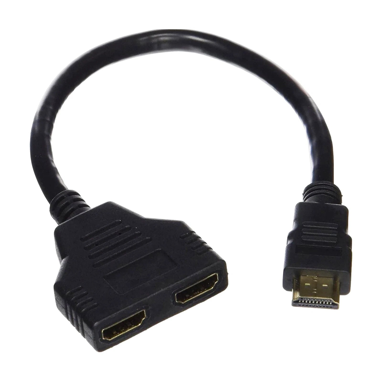 Hdmi Cable Adapter Male To Dual Female Converter Only 1 Output Device