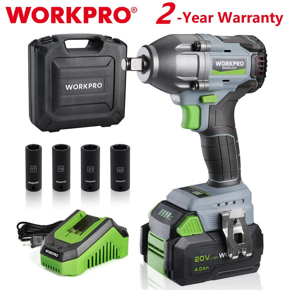 WORKPRO 20V Brushless Impact Wrench by WORKPRO