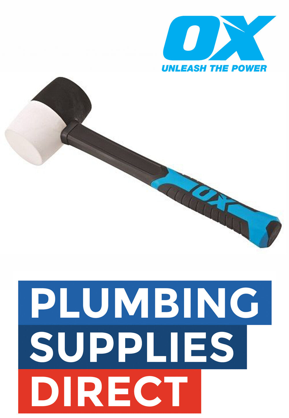 OX Tools Combination Rubber Mallet 24oz