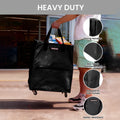 Medium Reusable Grocery Bag 4 Wheel Heavy Duty Rolling Shop Tote