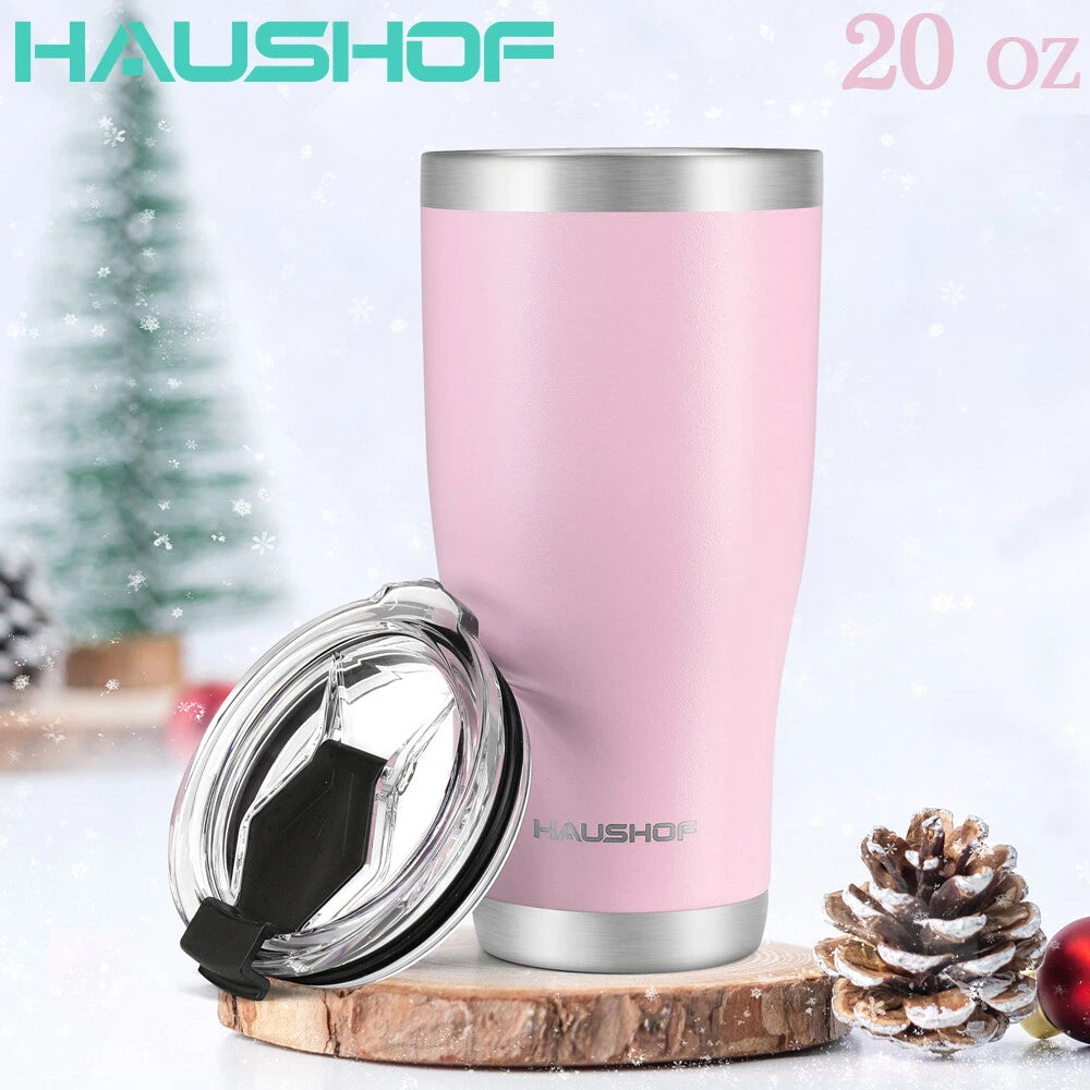 Haushof 20 Oz Tumbler Travel Mug Stainless Steel Vacuum Insulated
