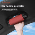 Leather Car Roof Handle Cover Sweat Absorbent Cover For Vehicle