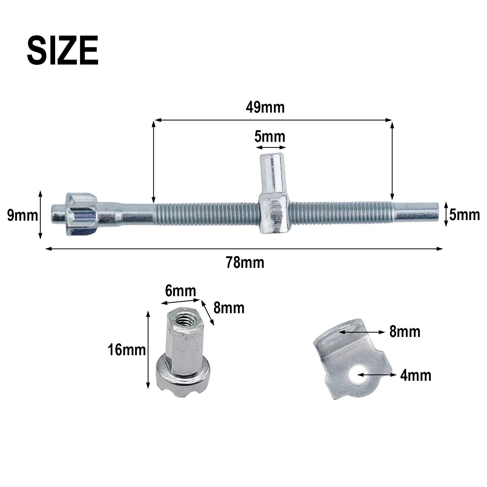 Stylish Chainsaw For Tension Adjuster Screw Nut For Efficient