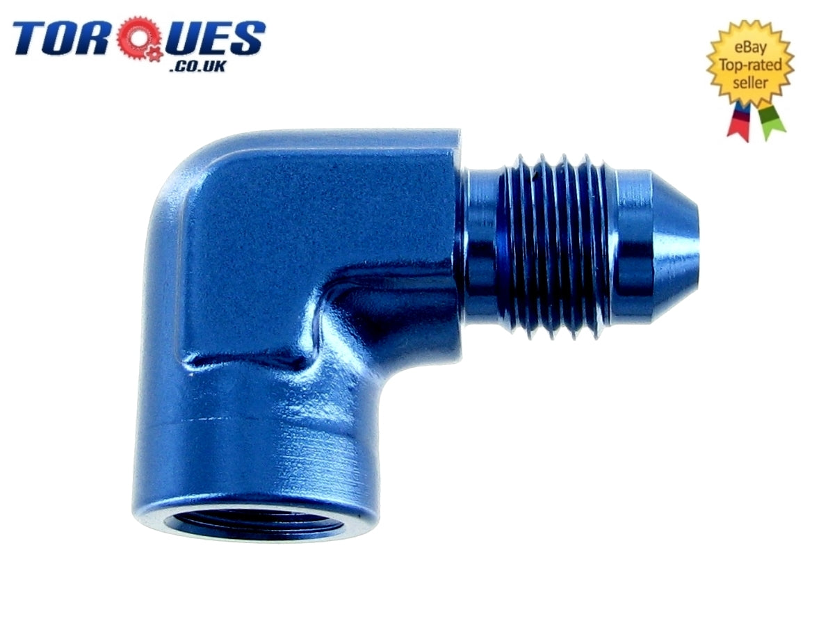 An -4 (an4) to 1/8" Npt Female 90 Degree Oil Pressure Gauge Take Off